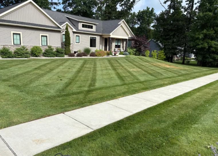 Precision lawn stripes